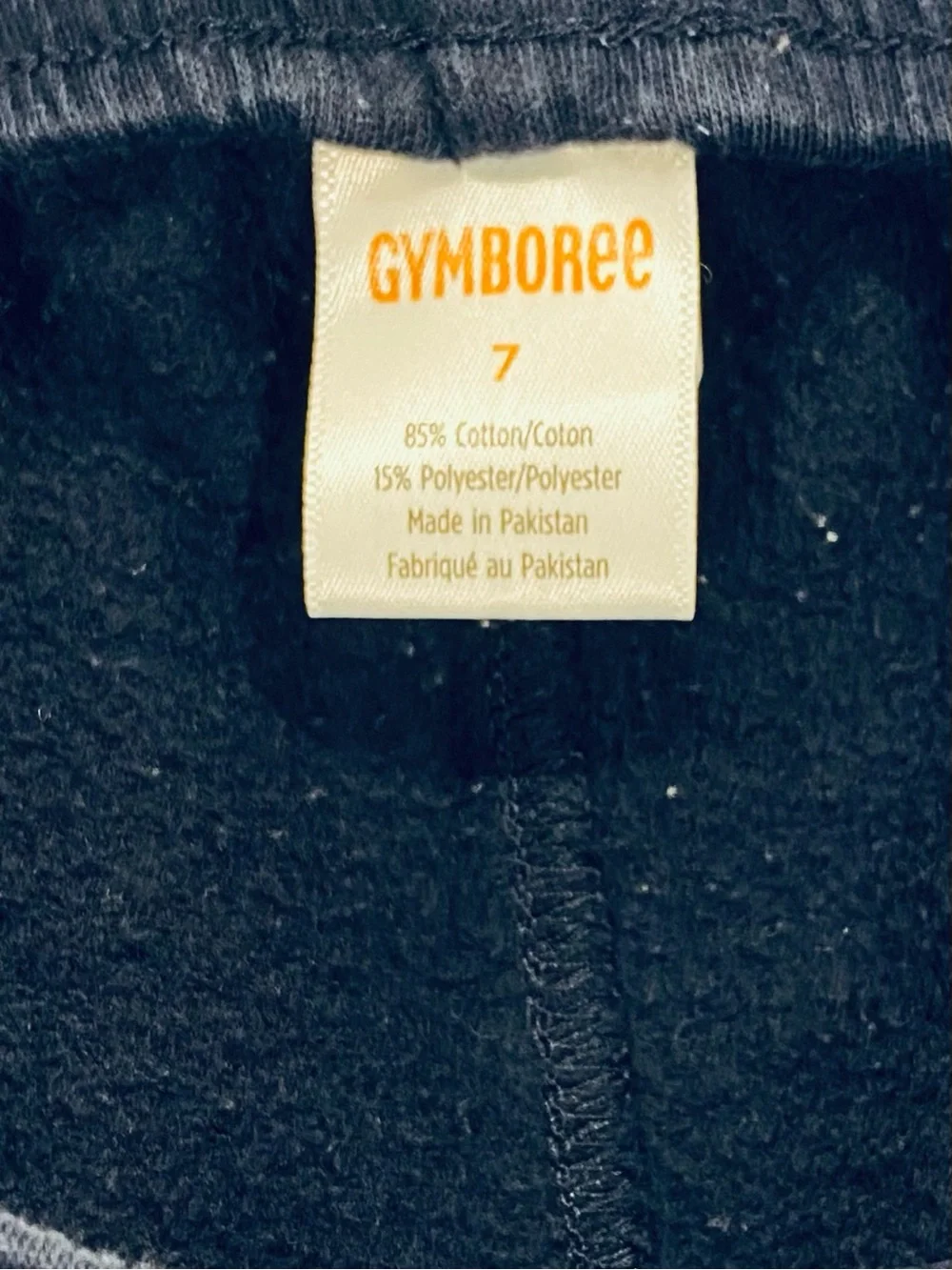 Gymboree Boys Navy Fleece Joggers Sweatpants Size 7